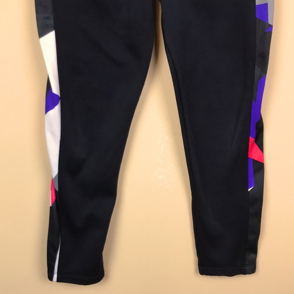 Under Armour Youth Girls’ Athletic Athleisure Multi-Colored Patterned Sweatpants - Picture 3 of 6